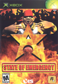 State of Emergency PAL Xbox PAL box art